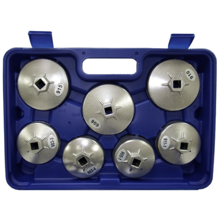 Съемники масляных фильтров алюминиевые, 15 предметов, AE&T TA-A1012