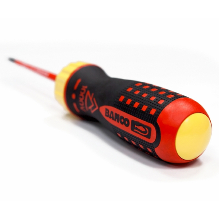 BAHCO 808061 Отвертка изолированная со сменными вставками и храповым механизмом