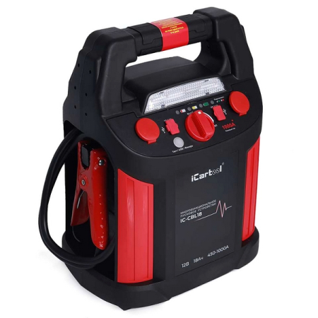 Пусковое устройство 12 В, 18 Ач, 450/1000 А, iCarTool IC-CBL18