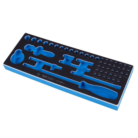 Ложемент для набора торцевых головок 1/4" с принадлежностями 9-2553MRV01, 2553MRV01, EVA, KING TONY 859255332B01