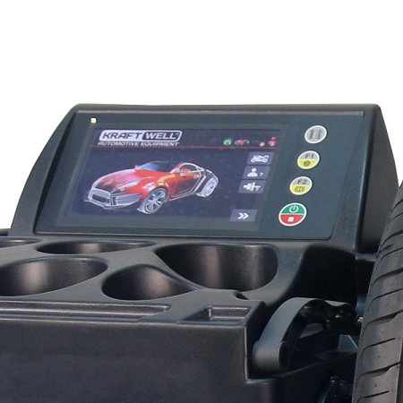 Балансировочный станок автоматический BELLA, сенсорный экран 7", KRAFTWELL KRW245E (220V)