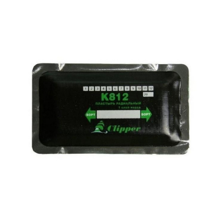 Набор термопластырей кордовых радиальных 57х102 мм (10 шт) Clipper K812