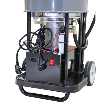 Нагнетатель солидола мобильный с электроприводом, 20 л, 220 В, KraftWell KRW1798.EN