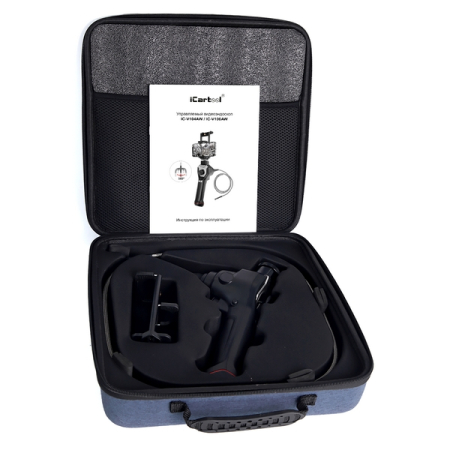 Видеоэндоскоп управляемый, под смартфон, 1Мп, зонд 1м, 6мм, всесторонняя артикуляция, iCartool IC-V106AW