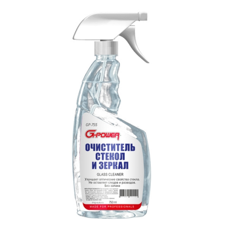 Очиститель стекол и зеркал, 750 мл, спрей-триггер, G-Power GP-755