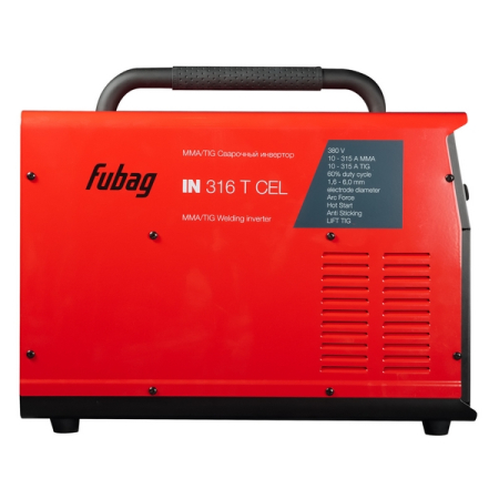 Сварочный инвертор, 315 А, 380 В, FUBAG IN 316 T CEL
