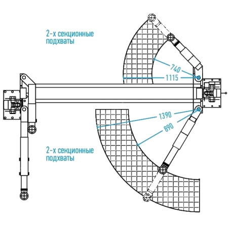 Nordberg N4121H-4T Подъемник автомобильный 2-стоечный электрогидравлический, 4 т, 220V Nordberg N4121H-4T Подъемник автомобильный 2-стоечный электрогидравлический, 4 т, 220V