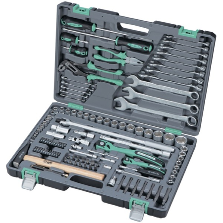 Набор инструментов для автомобиля, 119 предметов, Stels 14112