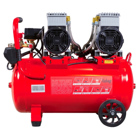 Компрессор воздушный безмасляный малошумный FUBAG OLS 500/50 CM2х2