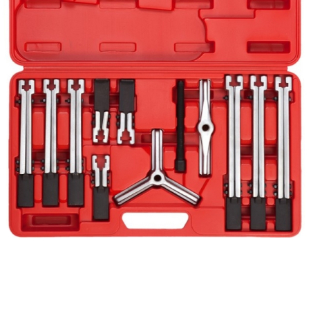 Съемник подшипников 2-х и 3х- захватный в кейсе, 12 предметов Мастак 104-12012C