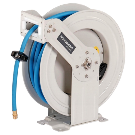 NORDBERG HR1220HPVC Шланг воздушный гибридный PVC c двойным армированием, на стальной катушке, 12.5х19 мм, 20 м