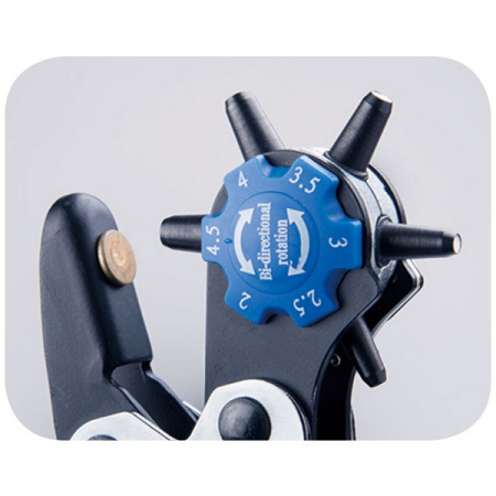 KING TONY 74A00 Дырокол револьверный 2-4,5 мм, 230 мм