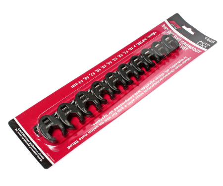 Набор ключей разрезных 10-19мм 3/8" односторонних 10 предметов JTC-1605