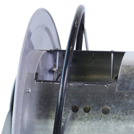 Катушка для вытяжного шланга 127 мм KraftWell KRW-ER-127