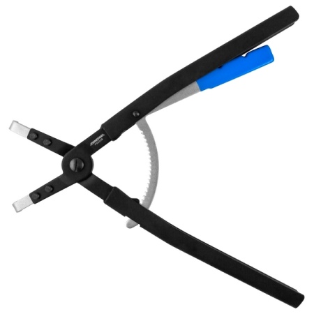 Щипцы для стопорных колец загнутые 90°, с фиксатором, сжим, 165-300 мм, 4.5-5.5 мм, 500 мм, Jonnesway P9920B