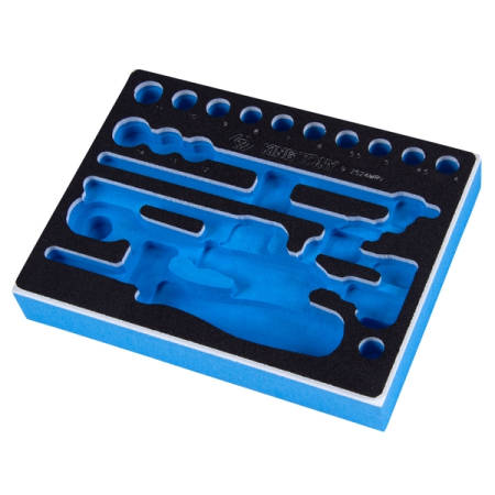 Ложемент для набора торцевых головок 1/4" с принадлежностями 2524MRV, EVA, KING TONY 85252432B