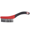 Щетка металлическая зачистная, трехрядная, двухкомпонентная рукоятка, Matrix 74833