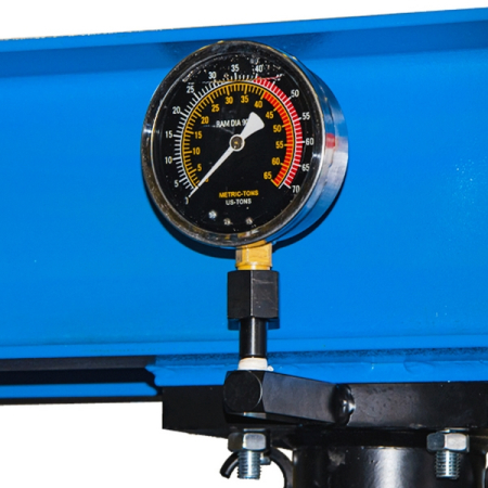 Пресс гидравлический гаражный, 40 т, с ручным и пневмоприводом, СТАНКОИМПОРТ SD0806