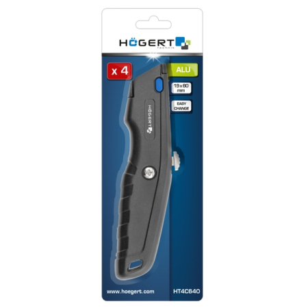 Нож с трапециевидным лезвием 19x60 мм HOEGERT HT4C640
