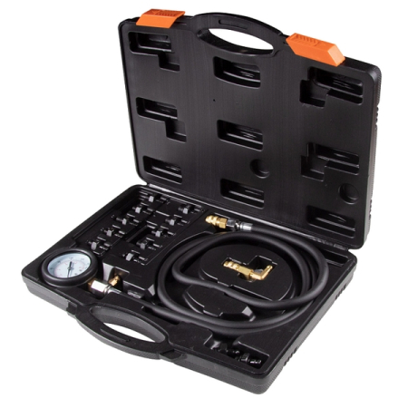 Манометр для измерения давления масла, 0-10 бар, комплект адаптеров, AFFIX AF12020010C