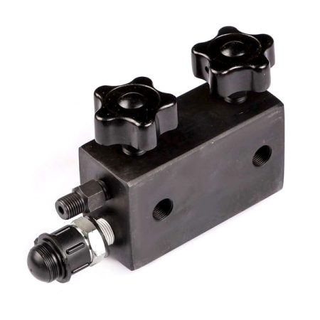 Кран распределительный для гидравлических линий, 2 выхода, Car-Tool CT-0002R