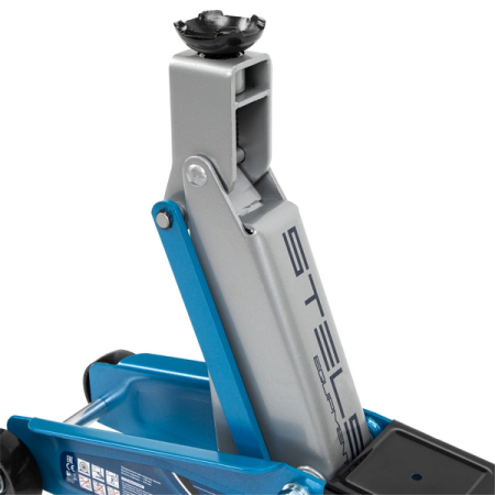 Подкатной гидравлический домкрат для автолюбителя, высокий подъем, 3 т, кейс, Stels 51157