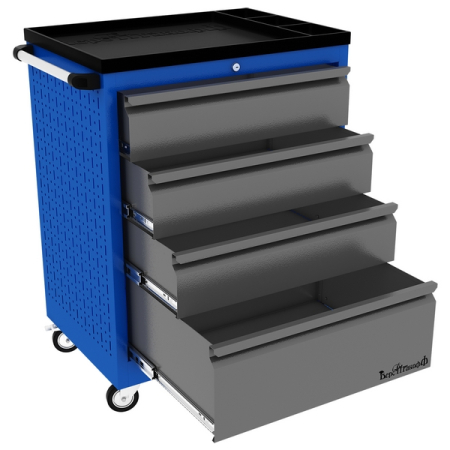 Тележка инструментальная, 4 ящика, синяя, Верстакофф PROFFI 950.4