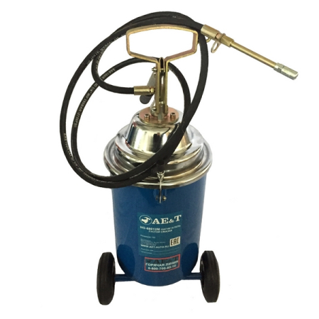 Солидолонагнетатель ручной, резервуар 13 кг, AE&T HG-68012M
