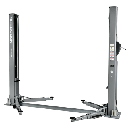 Nordberg N4124AM-4,5G Подъемник автомобильный 2-стоечный электрогидравлический, 4,5 т, 380V, серый