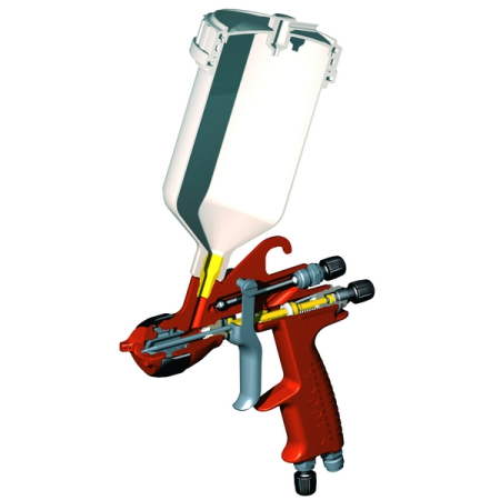 Краскопульт с верхним бачком, воздушной головой EPA и соплом 1.80 SAGOLA 3300 GTO
