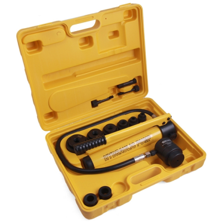 Пробойник ручной гидравлический 9 т, с выносным насосом, Car-Tool CT-0951