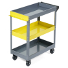 Тележка инструментальная с 3 открытыми полками KraftWell KRW-T3G
