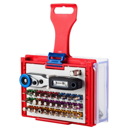 Набор вставок (бит) 1/4 дюйма, TORX, HEX, PZ, PH, SLOT, 33 предмета МАСТАК 058-10033C