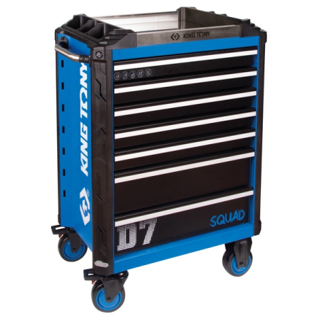 KING TONY 9SQ31-188MRV Набор инструментов "FOCUS" в синей тележке, 188 предметов