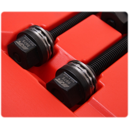 Набор для монтажа/демонтажа сайлентблоков и подшипников, универсальный, 29 предметов, JTC-6975 Набор для монтажа/демонтажа сайлентблоков и подшипников, универсальный, 29 предметов, JTC-6975