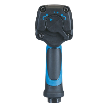 KING TONY 44803AMP Гайковерт ударный пневматический 1/2", 1356 Нм, с набором ударных головок и принадлежностей, 15 предметов