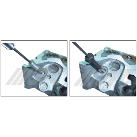 Набор инструментов для восстановления резьбы под свечи накаливания, 33 предмета, JTC-4053