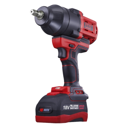 Гайковерт аккумуляторный ударный 1/2", 1700 Нм, 18 В, комплект, MIGHTY SEVEN DW-402A