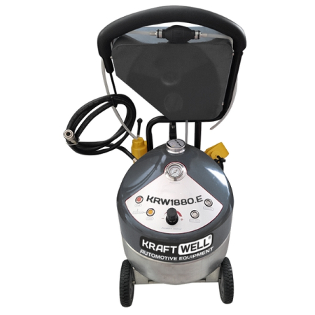 Установка для прокачки гидросистем автомобиля, 18 л, 220 В, KRAFTWELL KRW1880.E