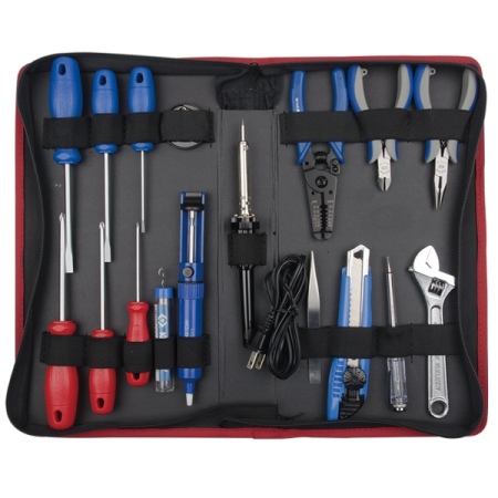 KING TONY 90217PQ01 Набор инструментов электрика, 17 предметов