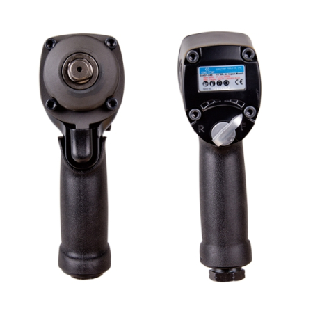 Гайковерт пневматический ударный 1/2, 610 Нм, компактный, в комплекте 3 торцевые головки King Tony P33451-045B