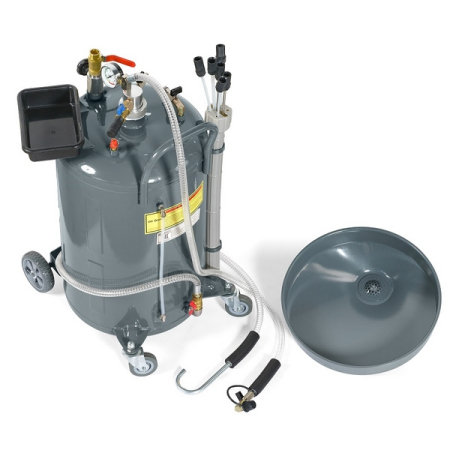 Установка для слива и откачки масла и антифриза, 80 л, KraftWell KRW1832.80L