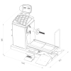 Балансировочный стенд для грузовых автомобилей, пневмоподъемник, серый, BRIGHT CB46