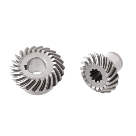 Ремкомплект для пневматической угловой шлифовальной машины (УШМ) QB-115, конические шестерни 2шт, MIGHTY SEVEN QB-115T04