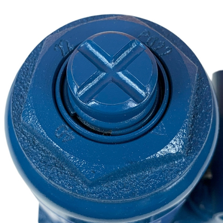 Домкрат бутылочный гидравлический, двухштоковый, 2 т, AE&T T02002i