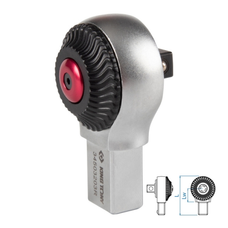 Насадка трещоточная серии FIT, 3/8", 14x18 мм KING TONY 34503203R