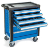 Тележка инструментальная, 6 ящиков, HOEGERT HT7G046