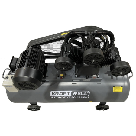 Компрессор поршневой 950 л/мин, 10 бар, 300 л, 380В KraftWell KRW-AC950-300L