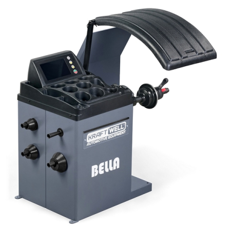 Балансировочный станок автоматический BELLA, сенсорный экран 7", KRAFTWELL KRW245E (220V)
