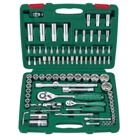 Набор инструментов универсальный 1/4" и 1/2", 94 предмета, HANS TK-94